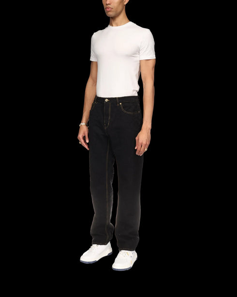 CASABLANCA Jacquard Denim Jeans Mens Apparel